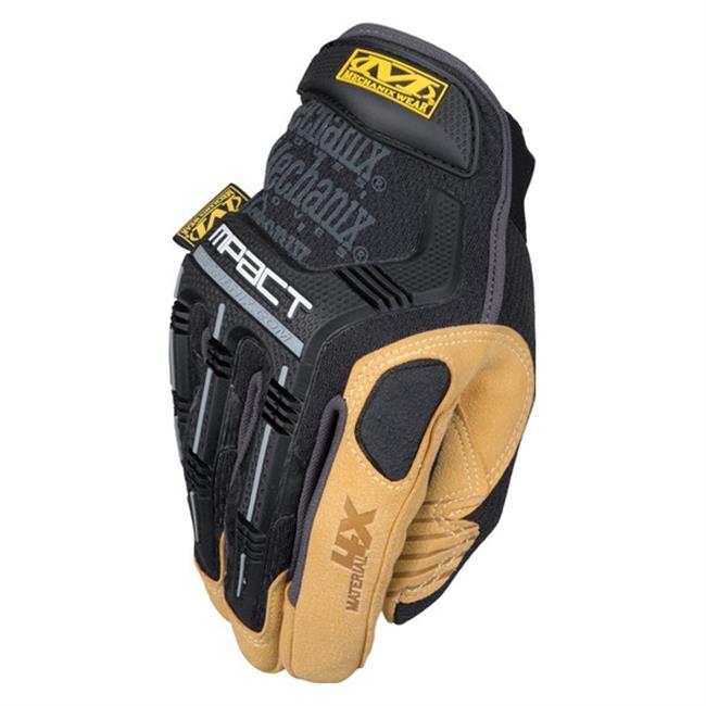 Large Black/Tan Material4X M-Pact Glove 