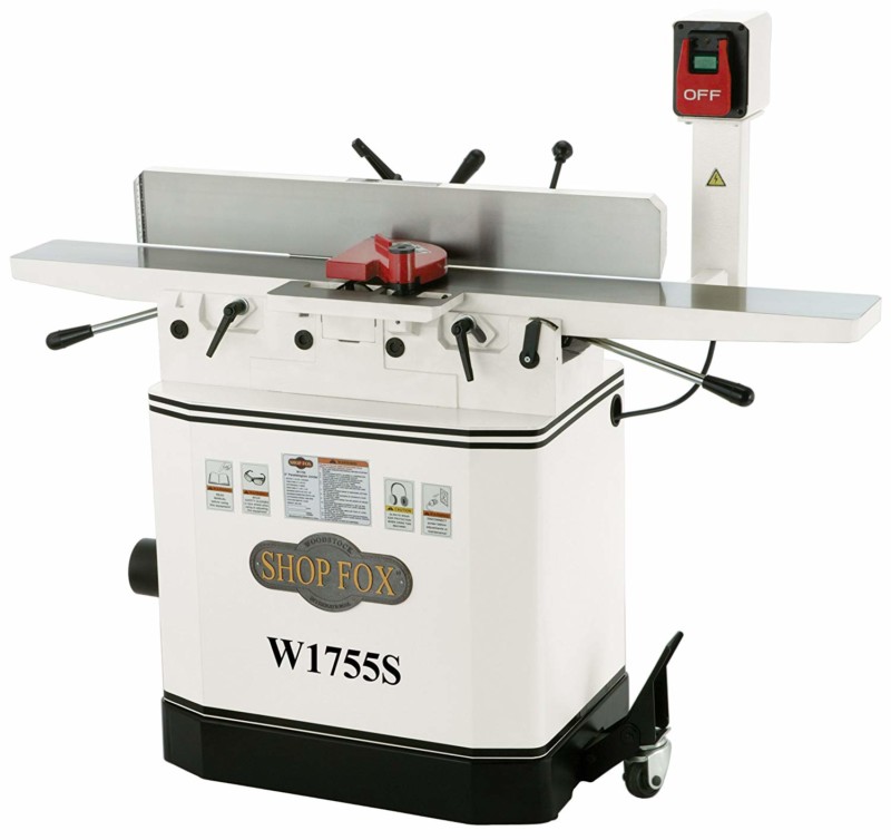 Shop Fox W1755S 6″ Jointer w/Spiral Cutterhead CT Power Tools
