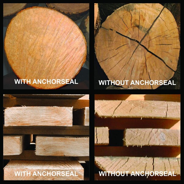 ANCHORSEAL 2 Hybrid Log & Lumber end Grain Sealer 1 Gallon CT Power Tools