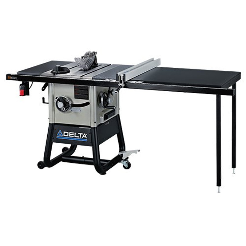 Delta 365052 10Inch Left Tilt Contractor Saw with 52Inch RH Rip