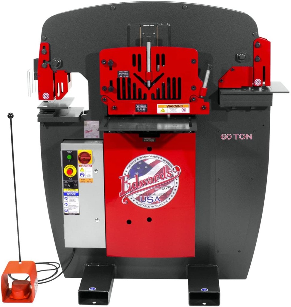 Edwards 60 Ton Ironworker 3 Phase, 230 CT Power Tools