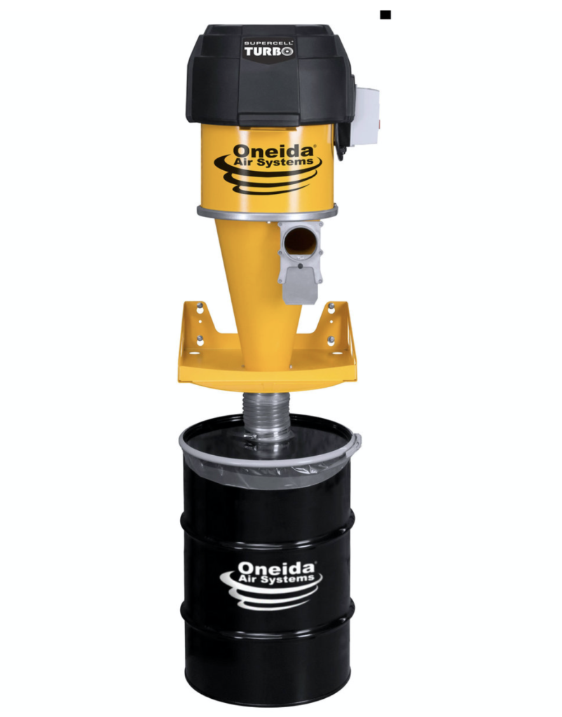 Oneida Supercell HiPressure Dust Collector 55Gal 6.75hp XSK455000 CT