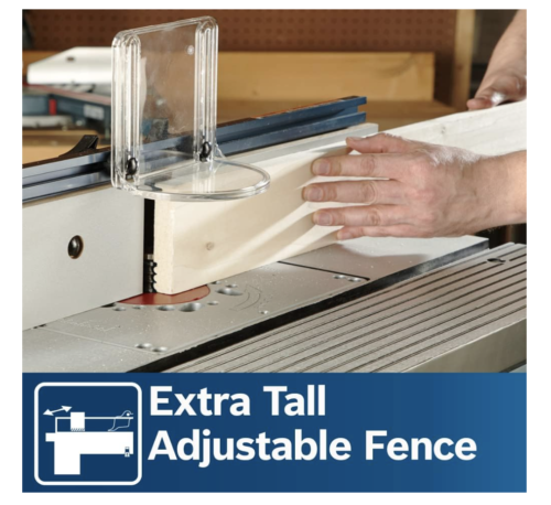BOSCH RA1181 Benchtop Router Table 27 in. x 18 in. Aluminum Top - Image 4