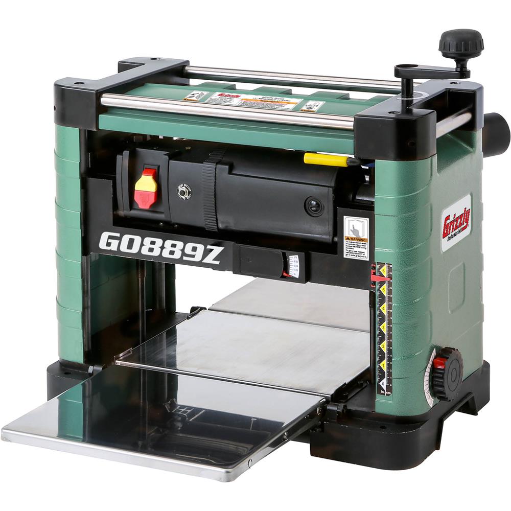 Grizzly Industrial G0940 13 HP Benchtop Planer With Helical Cutterhead