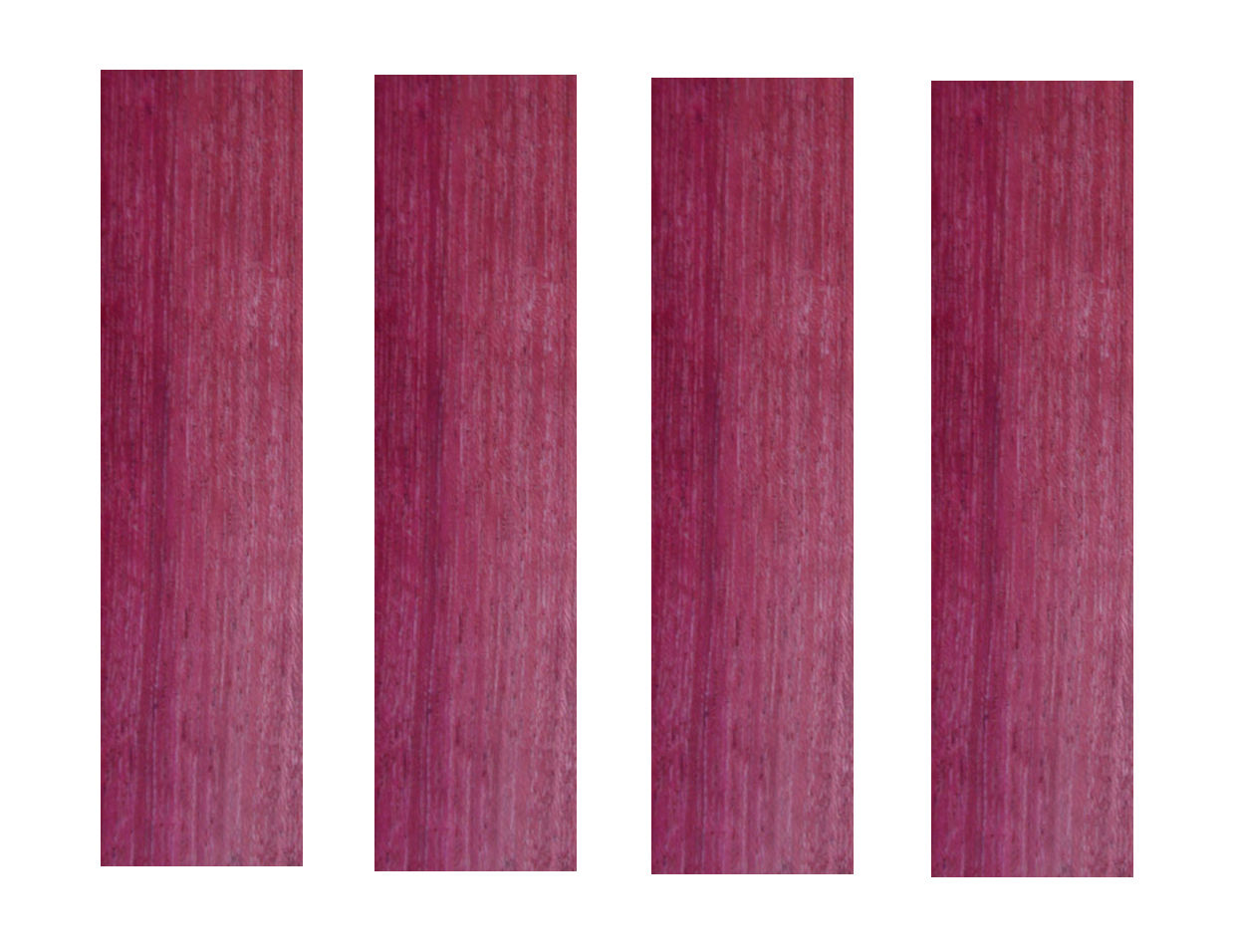 thumbnail image 2 of Purple Heart Wood Lumber 3/4 X 2 X 12 Inches - 4 Pack Kiln Dried Hardwood By CT Power Tools 2 of 4